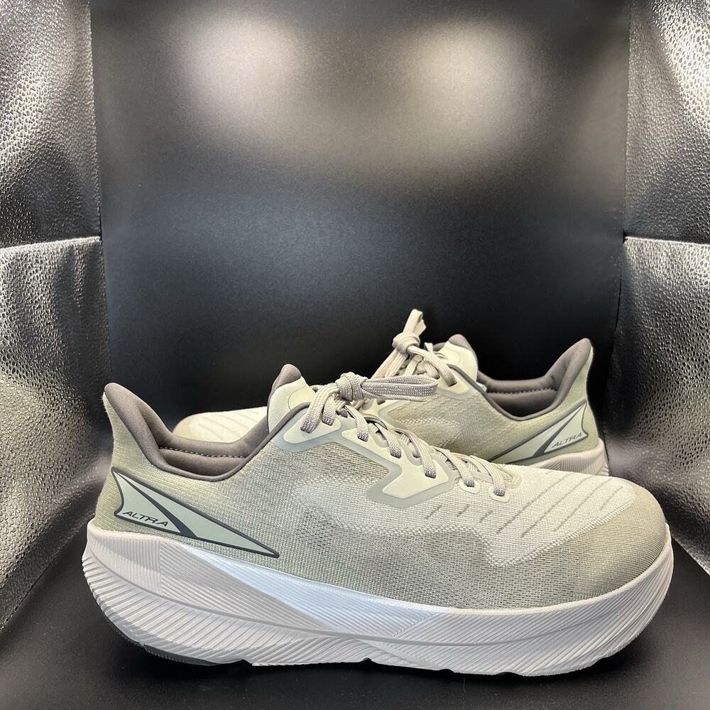Altra Experience Flow Running Shoes Men's 11.5 Taupe Road AL0A85NV923 EUC